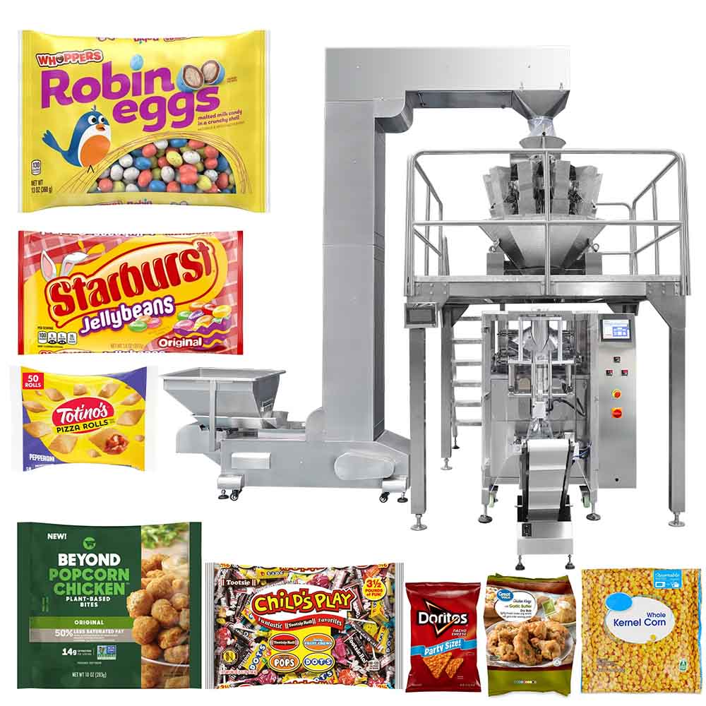 Potato chip/French fries/Puffed food packaging machine