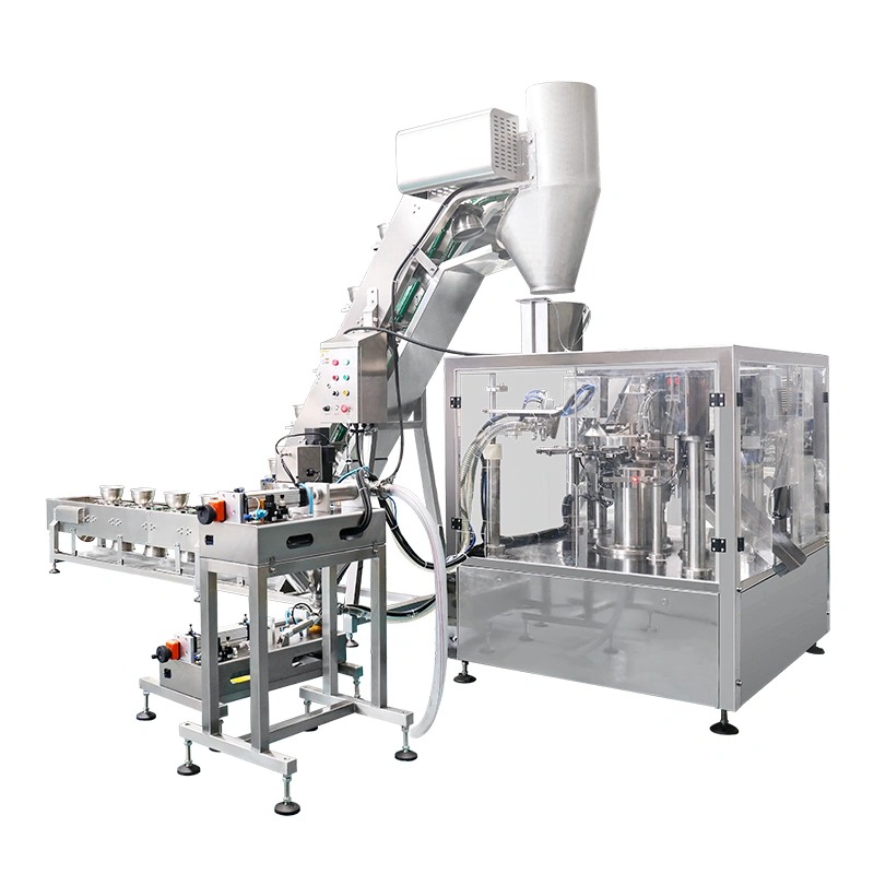 Bowl lift type paste/liquid bag packing machine