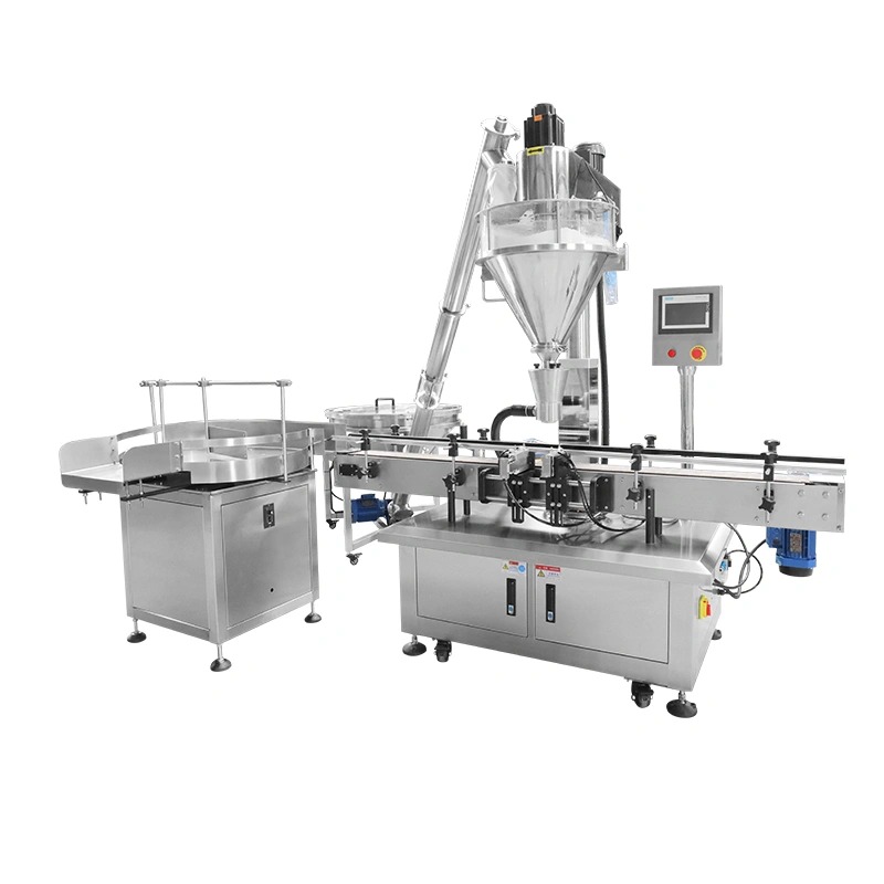 Seasoning powder filling lines