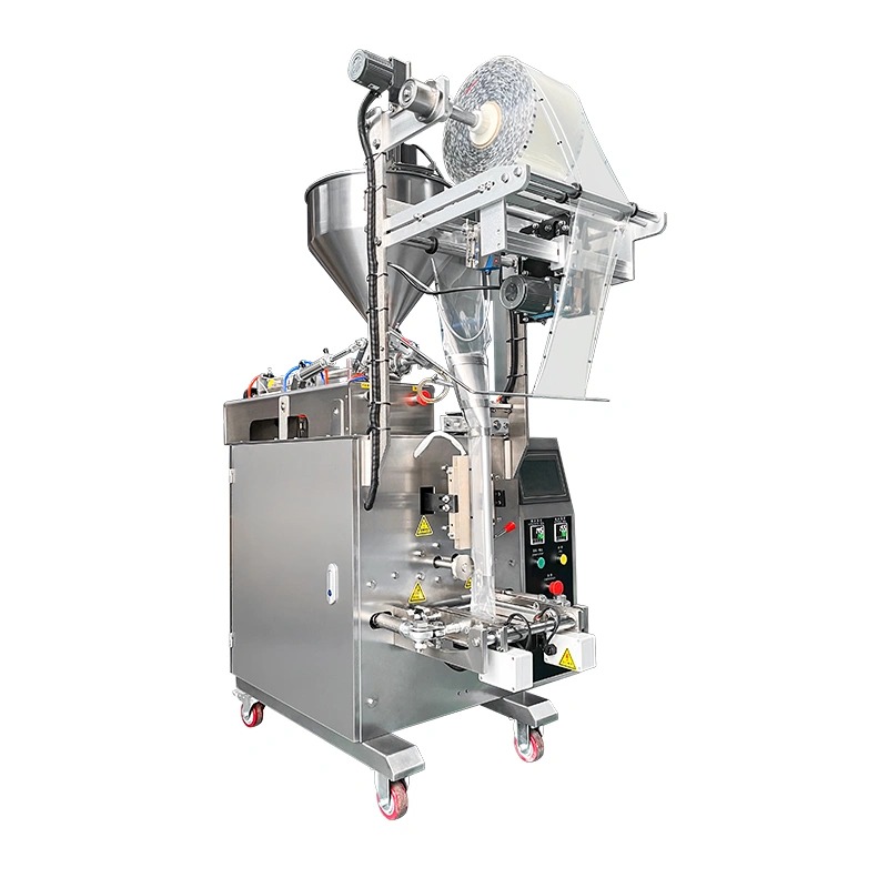 Trilateral sealing vertical packaging machine
