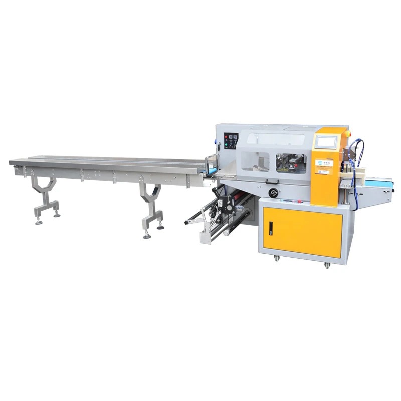 Noodle pillow wrapping machine + sponge exhaust